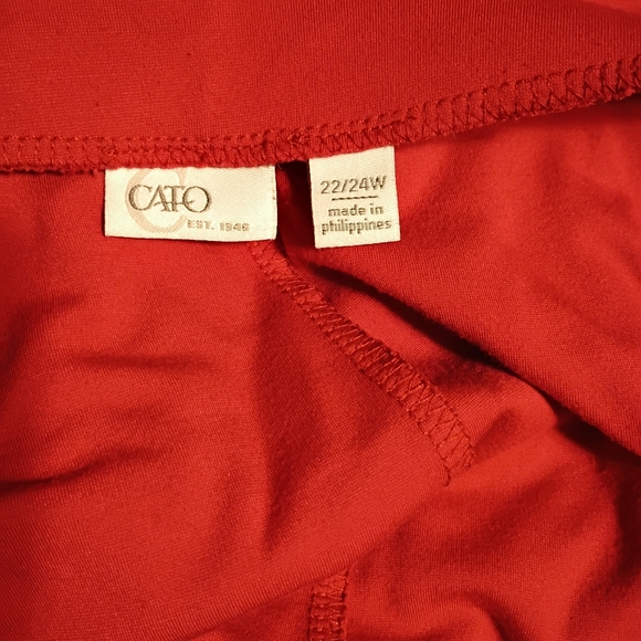 Plus Size - 22R Denim Jeans & Size 22W/24W Red Casual Pants - Picture 2 of 7